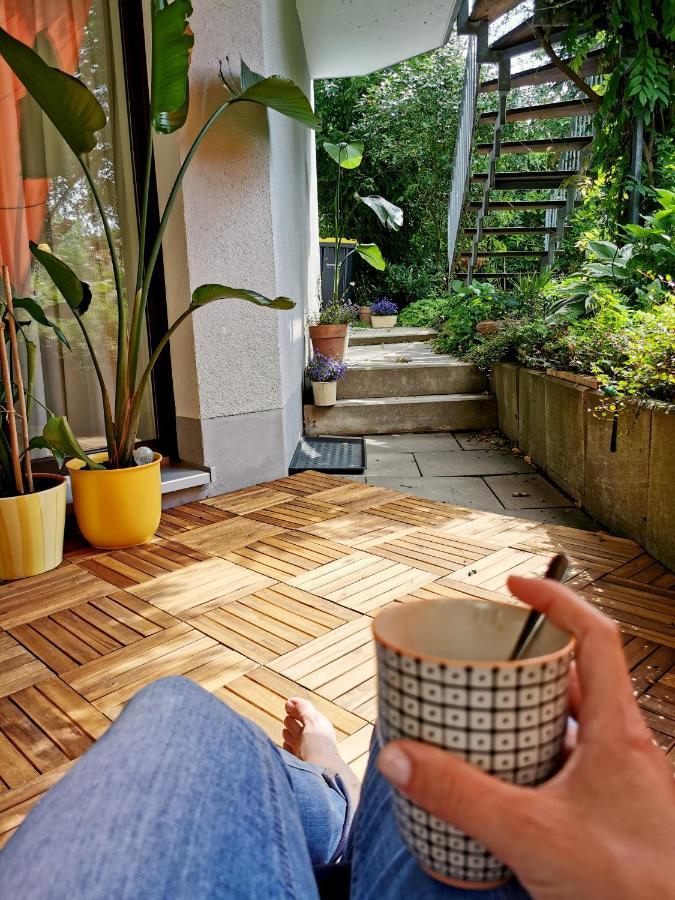 Souterrainwohnung Mit Grossem Garten Und Sauna คาสเซล ภายนอก รูปภาพ