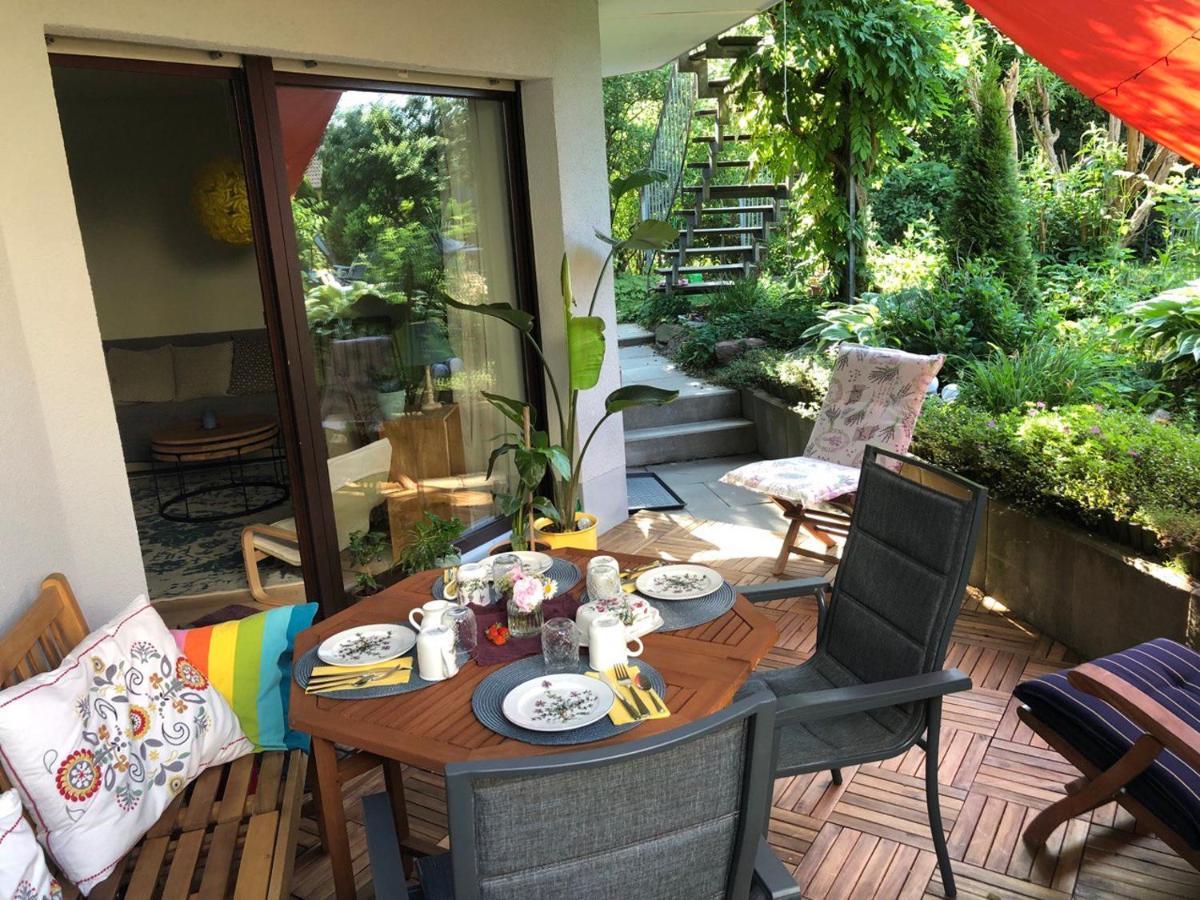 Souterrainwohnung Mit Grossem Garten Und Sauna คาสเซล ภายนอก รูปภาพ