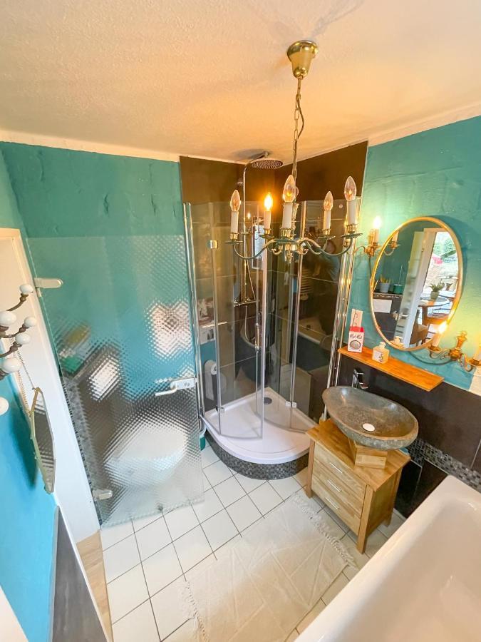 Souterrainwohnung Mit Grossem Garten Und Sauna คาสเซล ภายนอก รูปภาพ