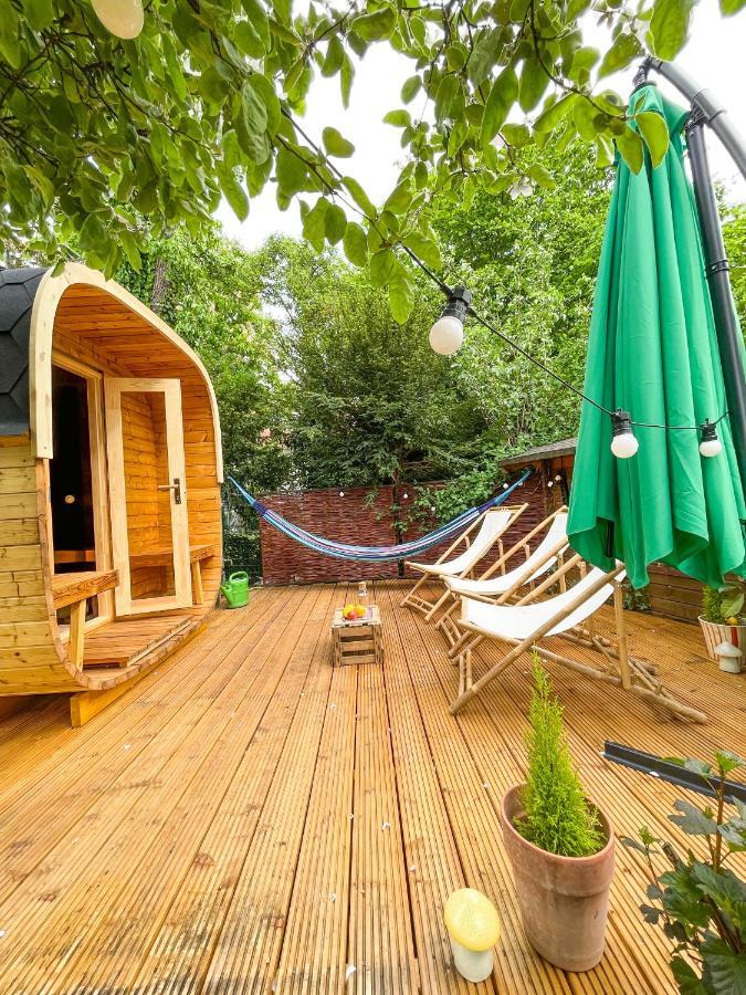 Souterrainwohnung Mit Grossem Garten Und Sauna คาสเซล ภายนอก รูปภาพ